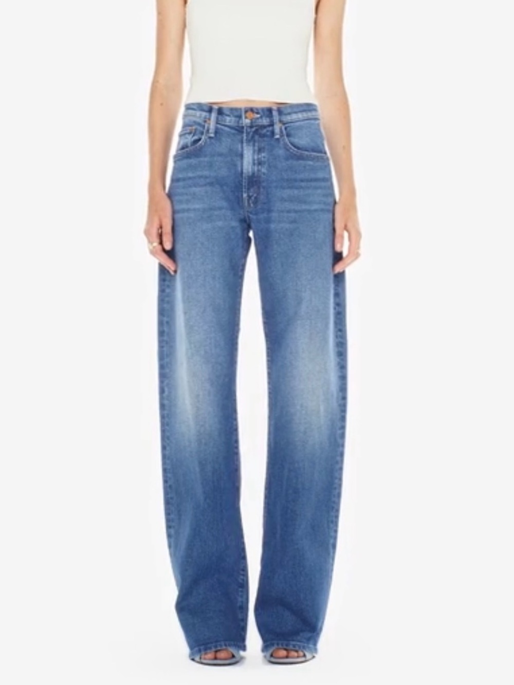 MOTHER Denim NWT The Mid Rise Lasso Heel
Wash: Knick Knack Paddy Whack